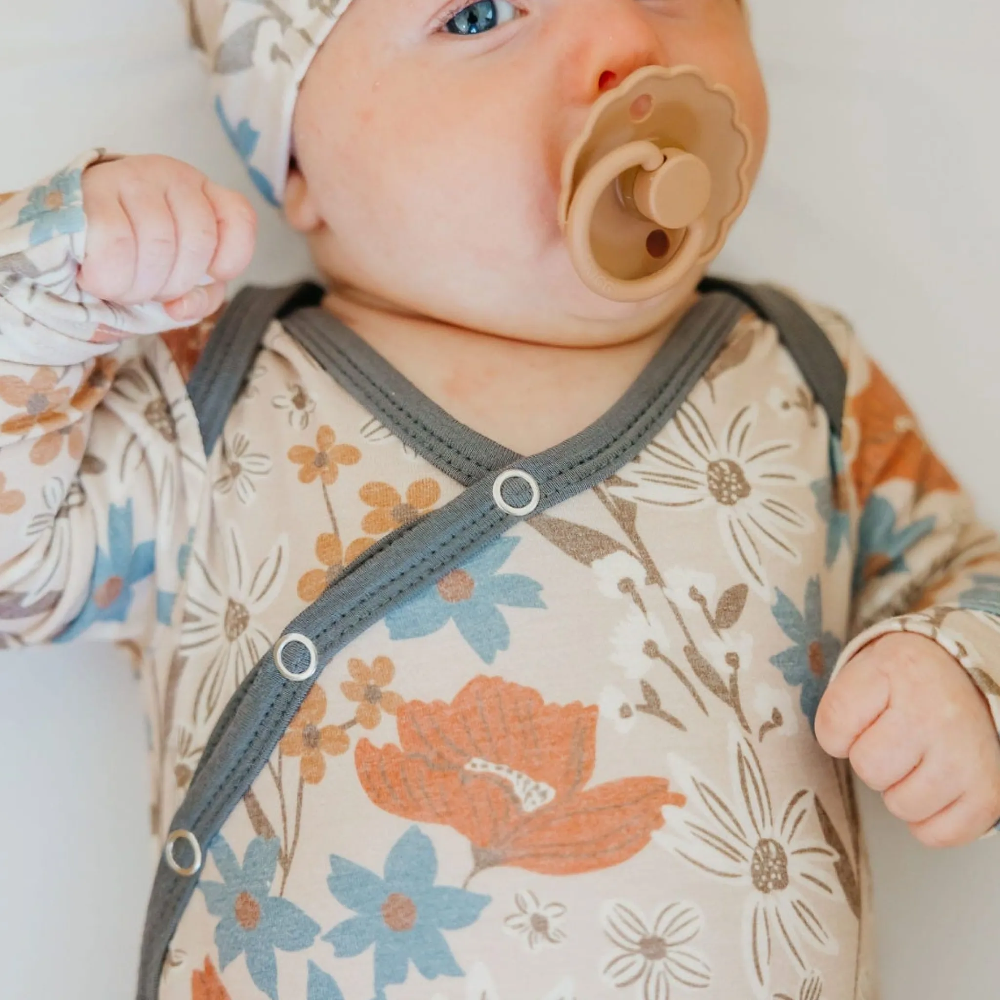 Copper Pearl Knotted Gown 0m+ - Eden