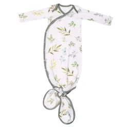 Copper Pearl Pajamas|Sleep Bags>Knotted Gown 0m+ - Leaf Haven