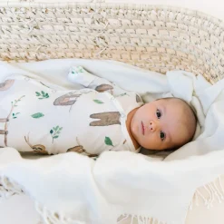 Copper Pearl Knotted Gown 0m+ - Noah the Sloth