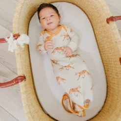 Copper Pearl Pajamas|Sleep Bags>Knotted Gown 0m+ - Swift