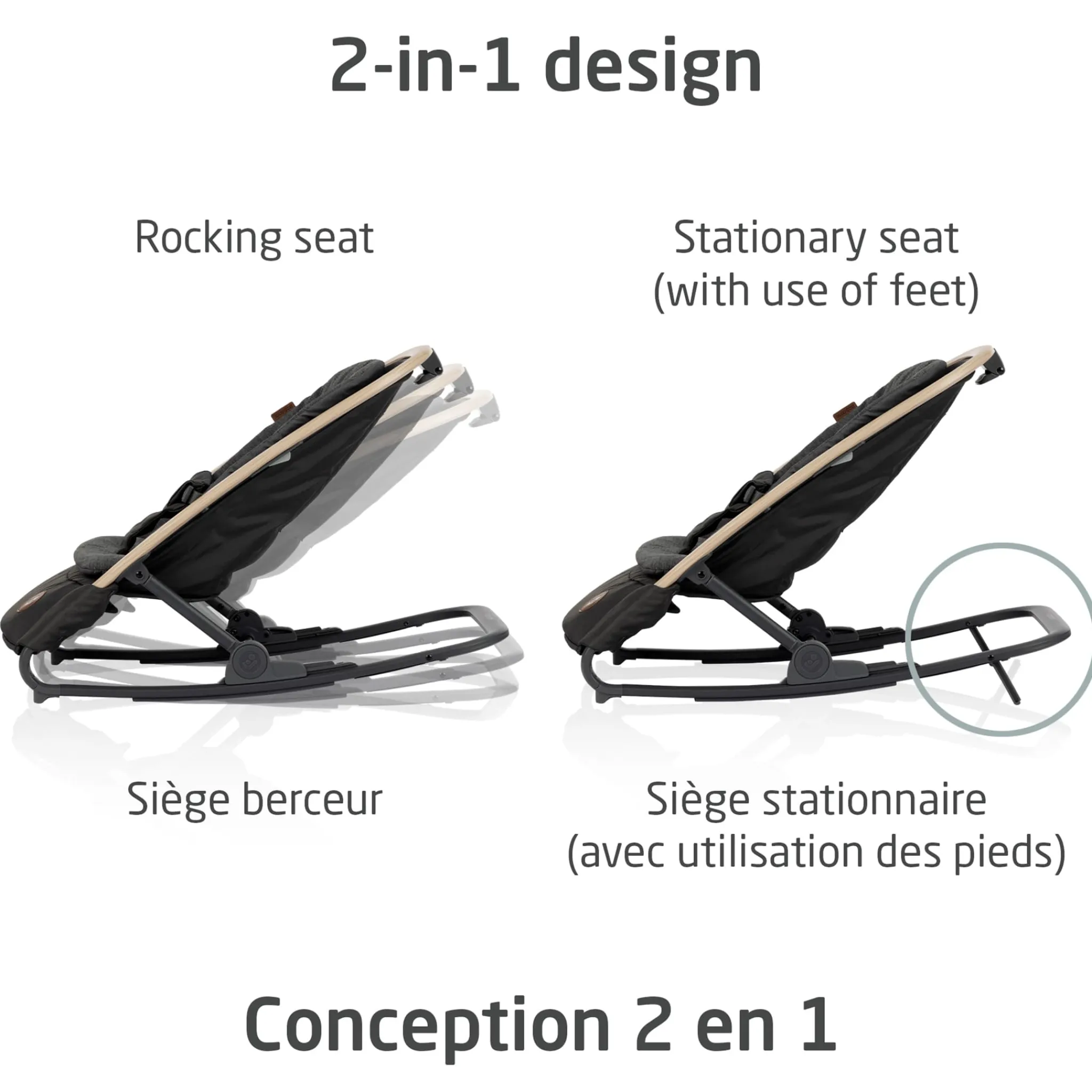 Maxi-cosi Swings & Rockers>Kori Rocker - Beyond Graphite