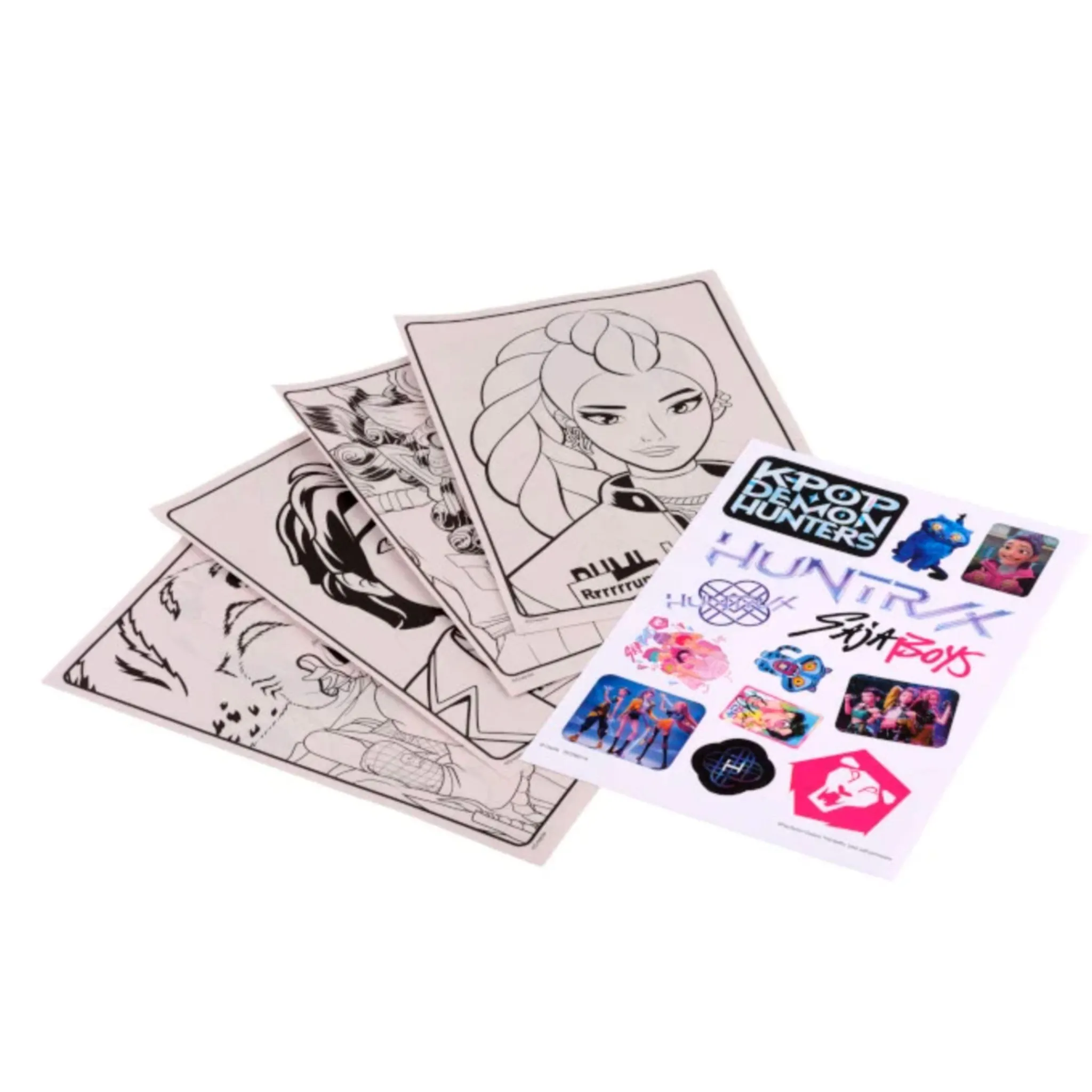 Kids Crayola KPOP Demon Hunters Colouring Book