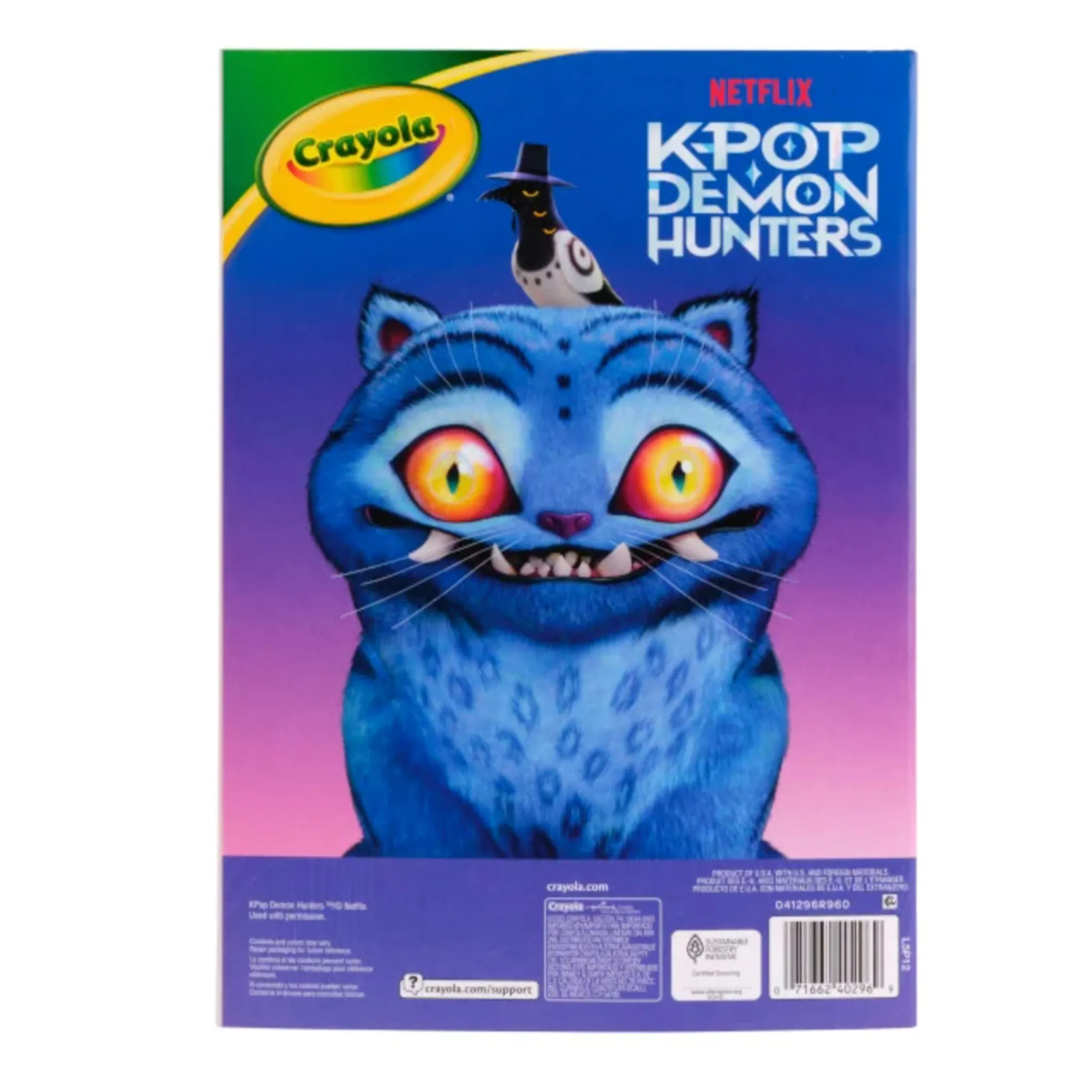 Kids Crayola KPOP Demon Hunters Colouring Book