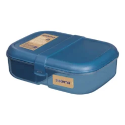 Kids Sistema Breastfeeding|Snack Bags & Containers>1.1l Ribbon Lunch TO GO™ - Blue