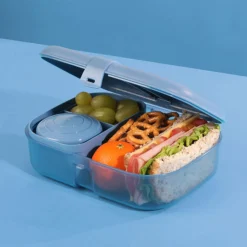 Kids Sistema Breastfeeding|Snack Bags & Containers>1.1l Ribbon Lunch TO GO™ - Blue