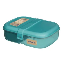 Kids Sistema Breastfeeding|Snack Bags & Containers>1.1l Ribbon Lunch TO GO™ - Teal