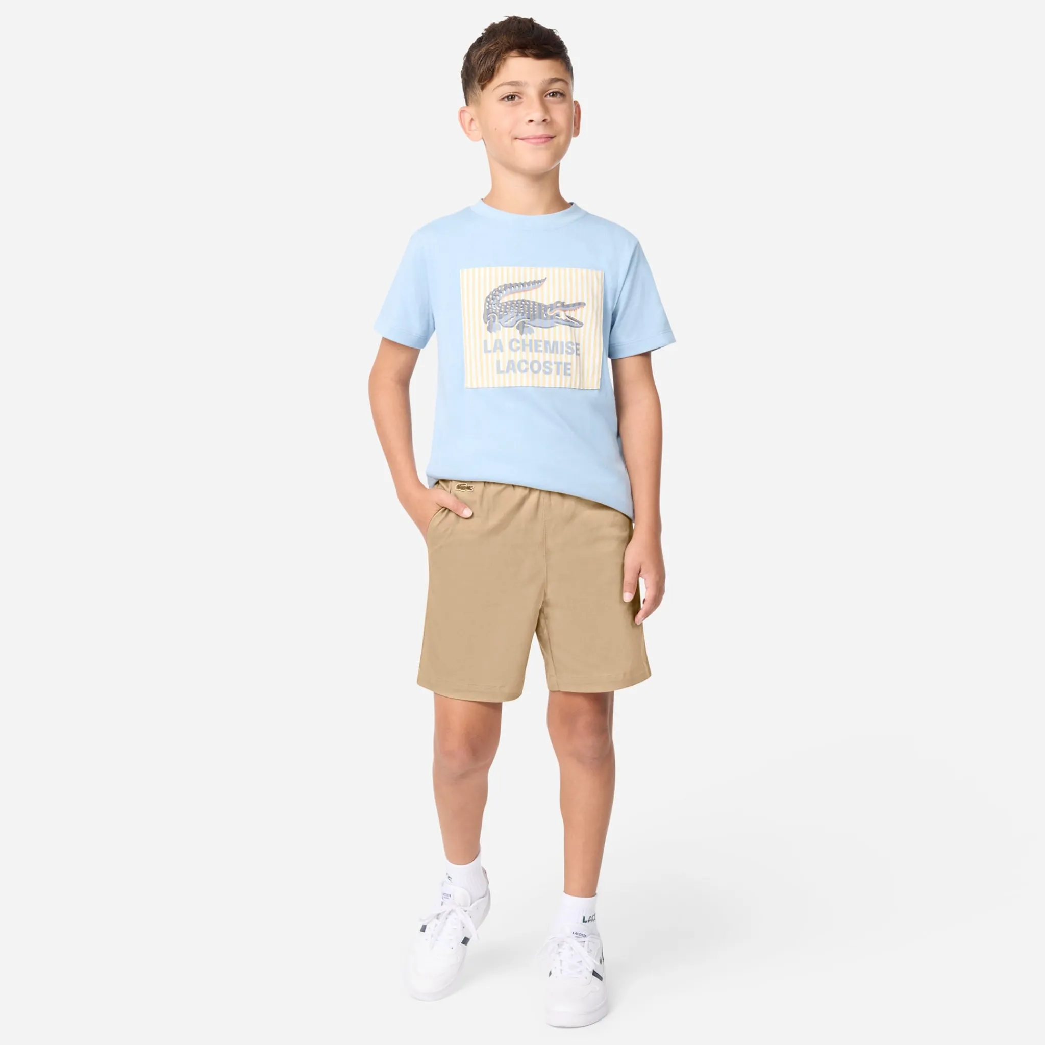 Kids/BOY Lacoste Woven Shorts 10-16y