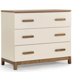 Dadada Baby Lala 3 Drawers Dresser Chest - Almont Walnut