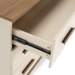 Dadada Baby Lala 3 Drawers Dresser Chest - Almont Walnut