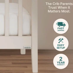 Dadada Baby Lala 3-in-1 Convertible Crib - Almont