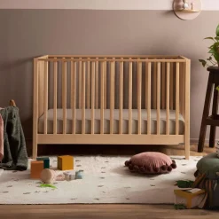 Dadada Baby Lala 3-In-1 Convertible Crib - Natural