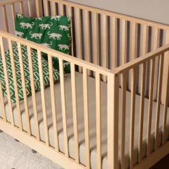 Dadada Baby Lala 3-In-1 Convertible Crib - Natural