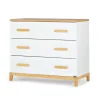 Dadada Baby Storage Furniture>LaLa Little 3-Drawer Dresser - White/Natural