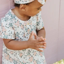 Firsts par Petit Lem Lamb Flowers Dress 3-24m