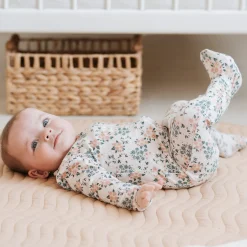 Firsts par Petit Lem Pajamas|Pyjamas>Lamb Flowers Pajamas 0-12m