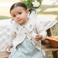 Firsts par Petit Lem Fleeces And Sweatshirts|Tops>Lamb Knit Cardigan 3-24m