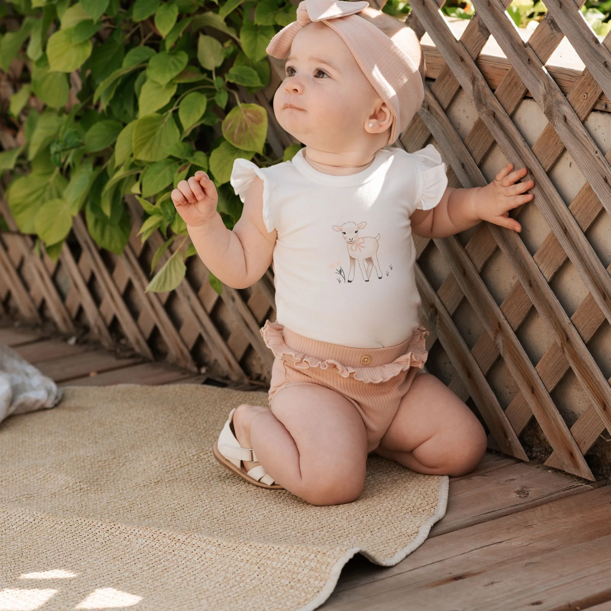 Firsts par Petit Lem Lamb 3pc Set 3-24m