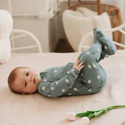 Firsts par Petit Lem Lamb Ribbed Pajamas 0-12m