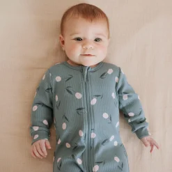 Firsts par Petit Lem Lamb Ribbed Pajamas 0-12m