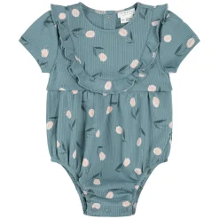 Firsts par Petit Lem Rompers & Jumpsuits>Lamb Romper 3-24m