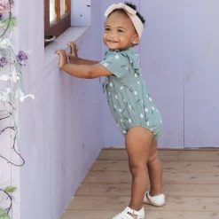 Firsts par Petit Lem Rompers & Jumpsuits>Lamb Romper 3-24m