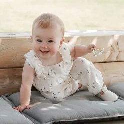 Firsts par Petit Lem Rompers & Jumpsuits>Lamb Romper 3-24m
