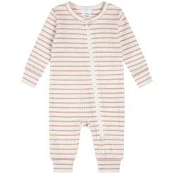 Firsts par Petit Lem Pajamas|Pyjamas>Lamb Striped Pajamas 0-12m