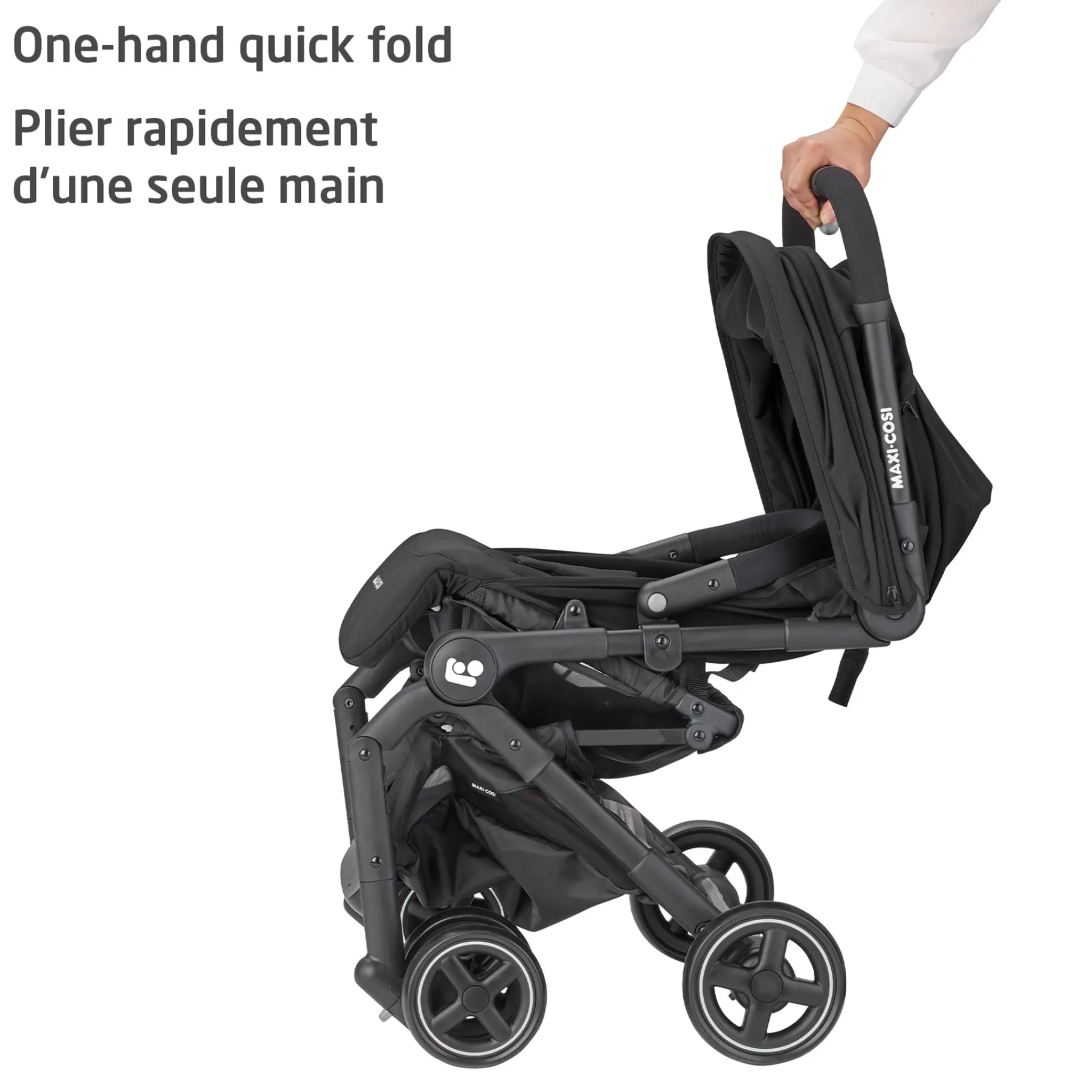 Kids Maxi-cosi Strollers|Strollers & Trailers>Lara Ultracompact Stroller - Essential Black