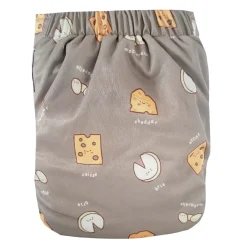 BOY La Petite Ourse Cloth Diapers|Cloth Diapers>Large Elastic Cloth Diaper 8-35lb - Cheese