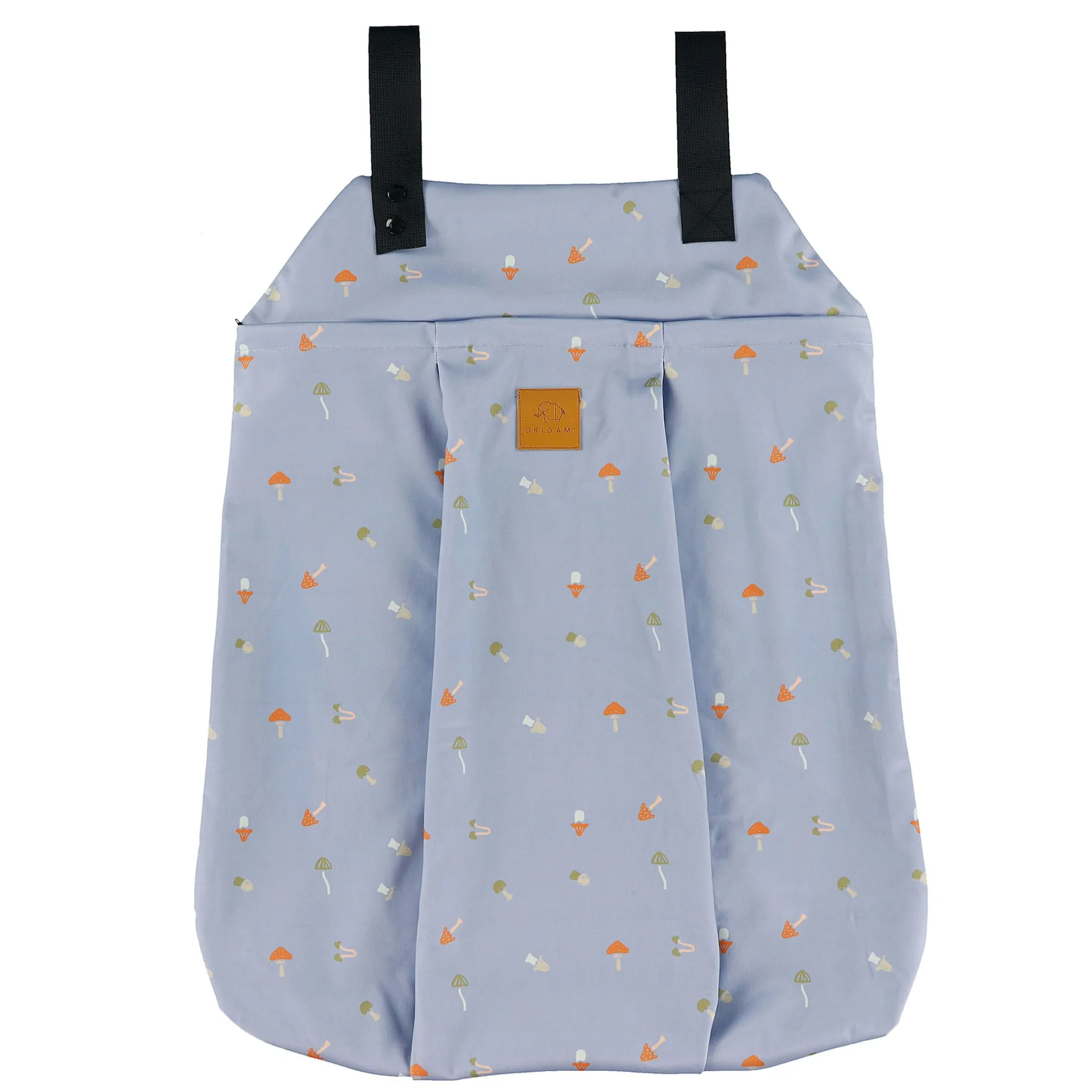 Origami Large Laundry Bag - Mushrooms