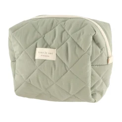 Dans Le Sac Diaper Bags|Diaper Bags>Large Quilted Pouch- Mint