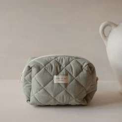 Dans Le Sac Diaper Bags|Diaper Bags>Large Quilted Pouch- Mint