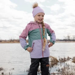 Kids Deux par Deux Beanies>Lavender Hat 2-14