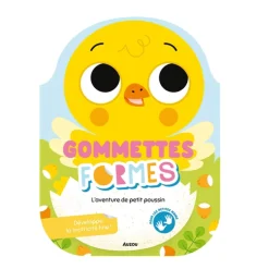 Kids Auzou L'Aventure De Petit Poussin- Gommettes Formes