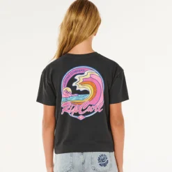 Kids Rip Curl Layday Crop T-shirt 8-14y