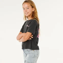 Kids Rip Curl Layday Crop T-shirt 8-14y