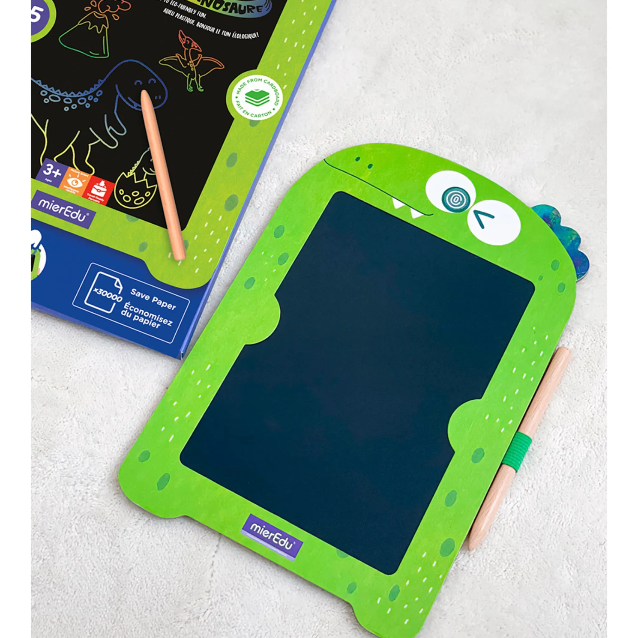 Kids Mieredu Diy & Activities>LCD Doodle Board Dino 8.5"