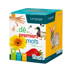 Placote Developmental Toys>Le Dé Des Premiers Mots