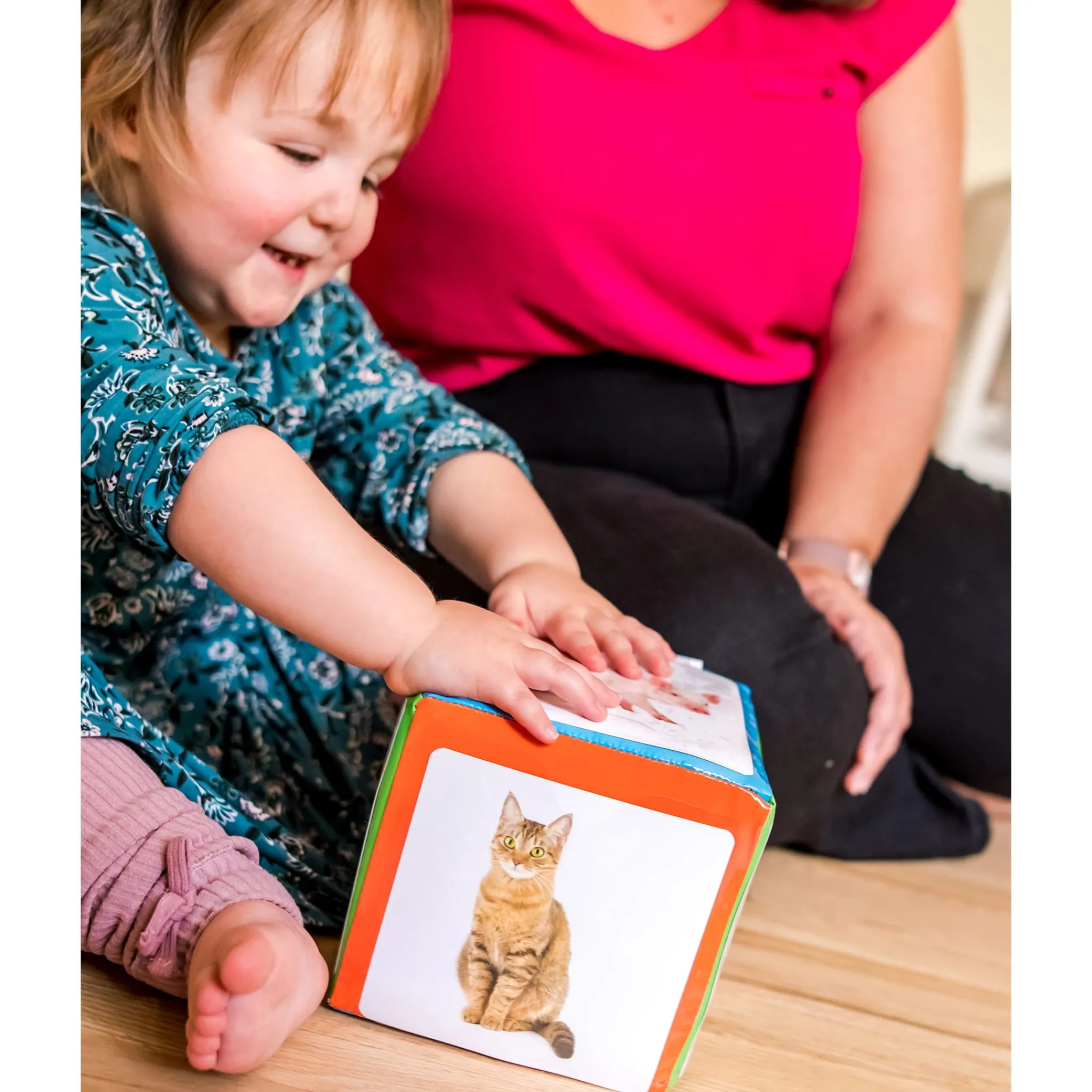Placote Developmental Toys>Le Dé Des Premiers Mots