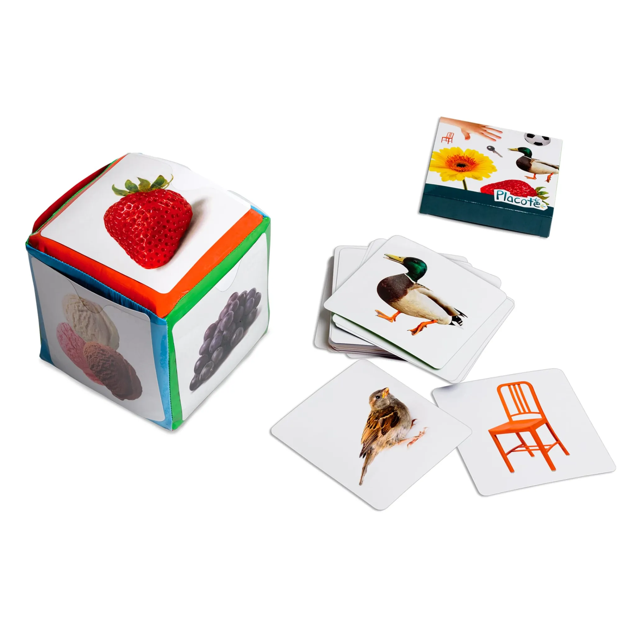 Placote Developmental Toys>Le Dé Des Premiers Mots