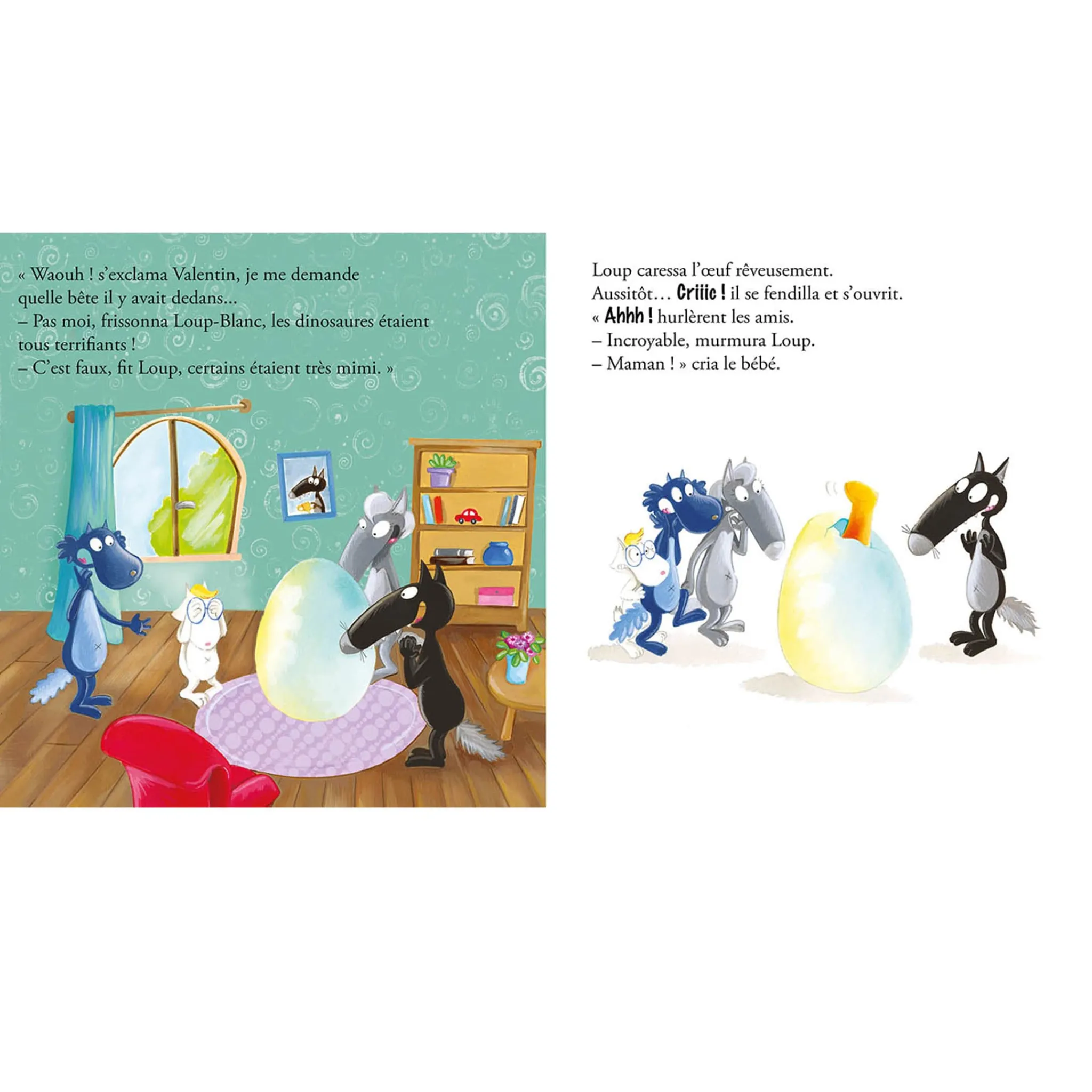 Auzou 4 Years And Over|2 Years And Over>Le Loup Qui Adorait Les Dinosaures
