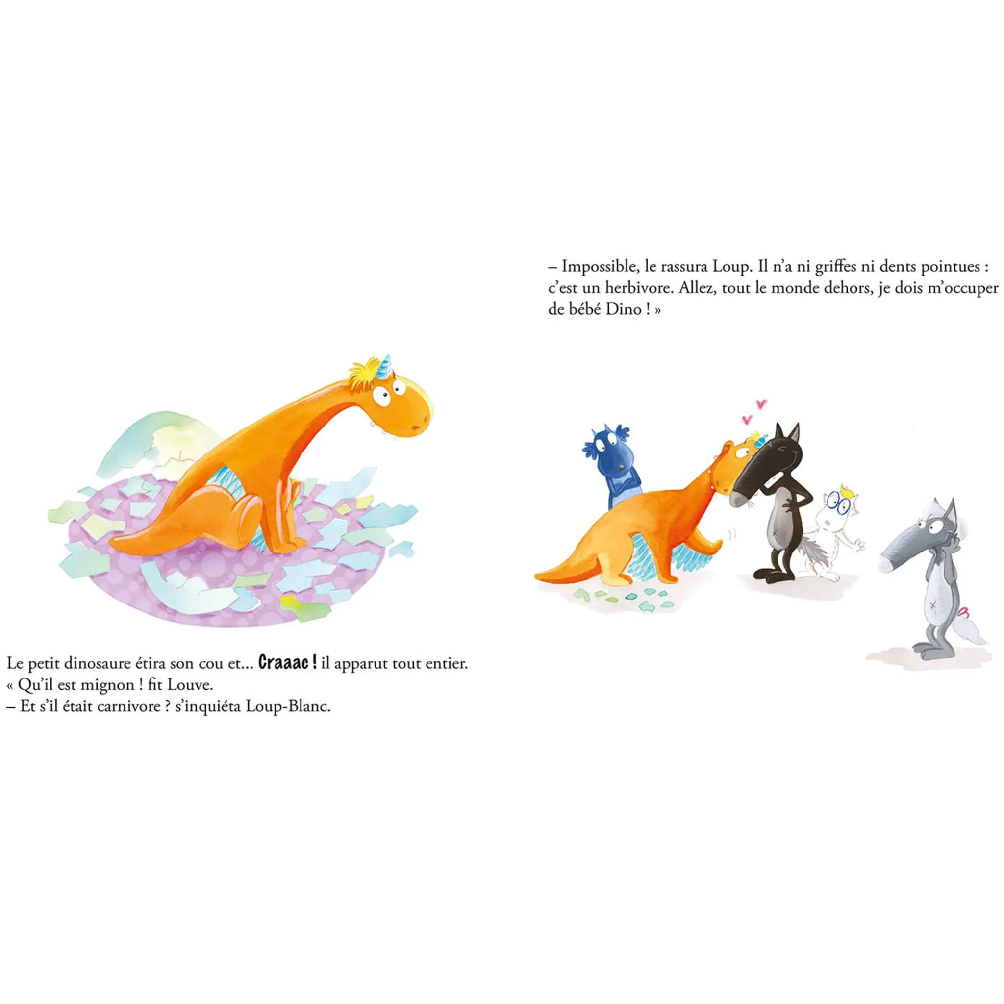 Auzou 4 Years And Over|2 Years And Over>Le Loup Qui Adorait Les Dinosaures