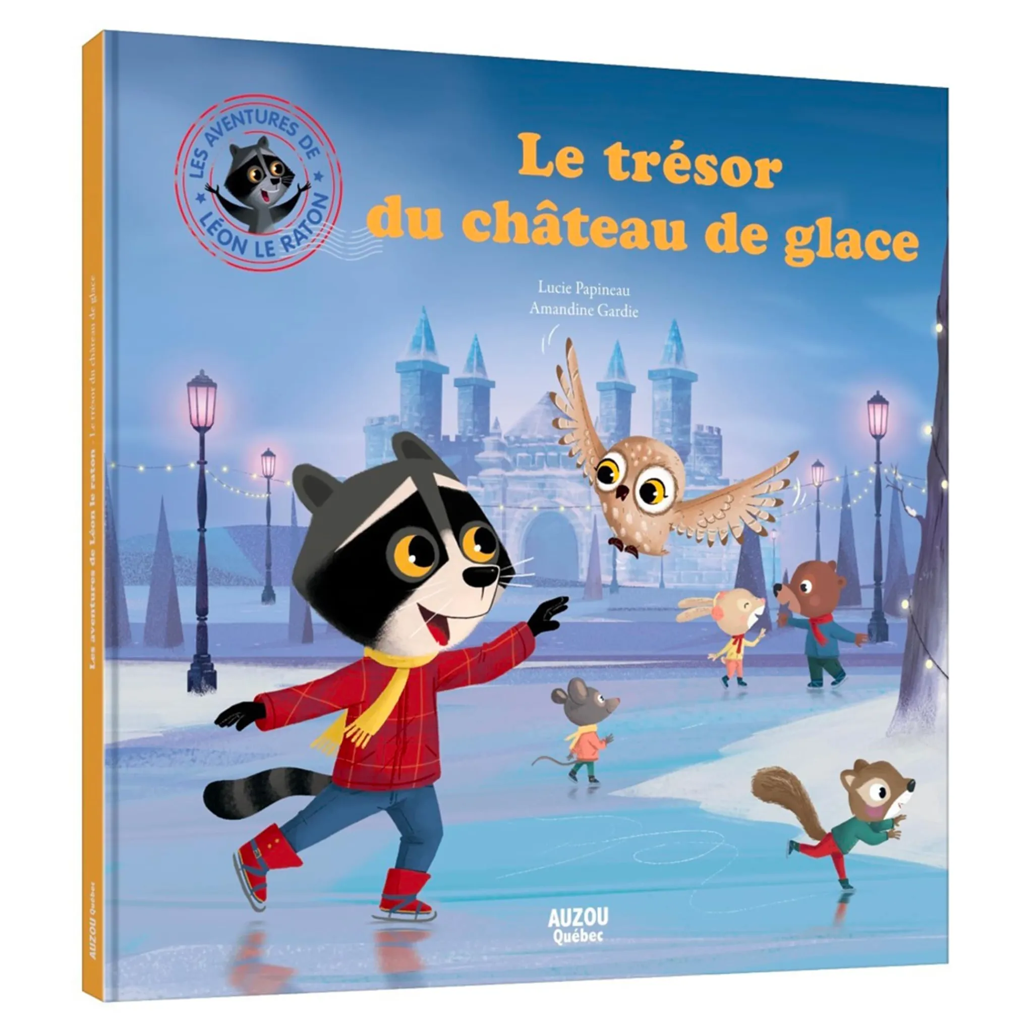 Auzou Quebec Books|4 Years And Over>Le Trésor du Château de Glace - Léon le Raton