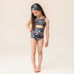 Kids Nano Leafage Swimsuit 3-14