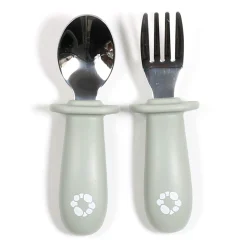 Kids Bulle Breastfeeding|Tableware>Learning Spoon & Fork Set - Sage