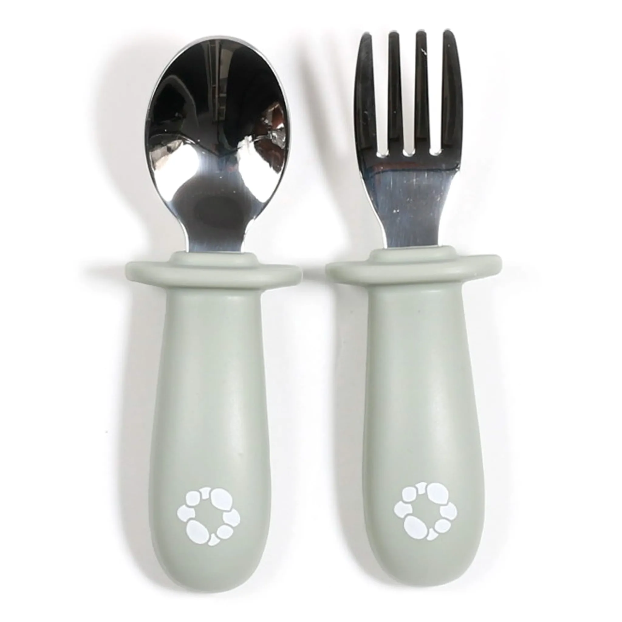 Kids Bulle Breastfeeding|Tableware>Learning Spoon & Fork Set - Sage