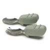 Kids Loulou Lollipop Learning Spoon and Fork Set - Alligator