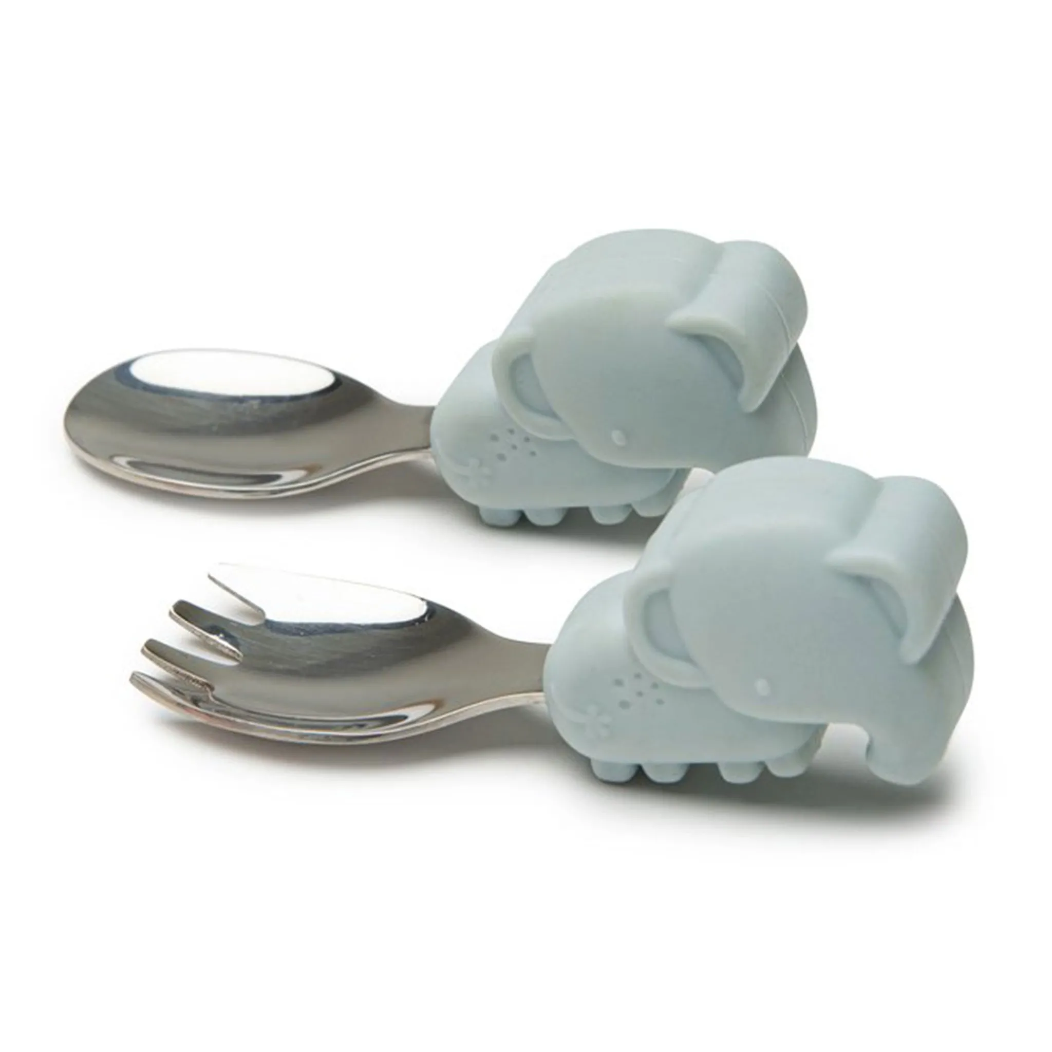 Kids Loulou Lollipop Breastfeeding|Tableware>Learning Spoon and Fork Set - Elephant