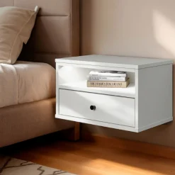 South Shore LED Nightstand - Sazena Pure White