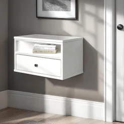 South Shore LED Nightstand - Sazena Pure White